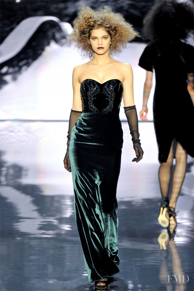 Samantha Gradoville featured in  the Badgley Mischka fashion show for Autumn/Winter 2012