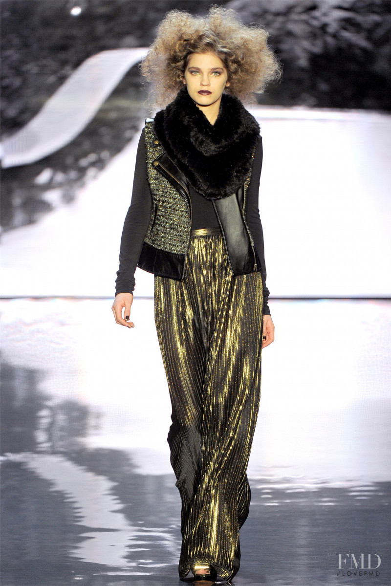 Samantha Gradoville featured in  the Badgley Mischka fashion show for Autumn/Winter 2012