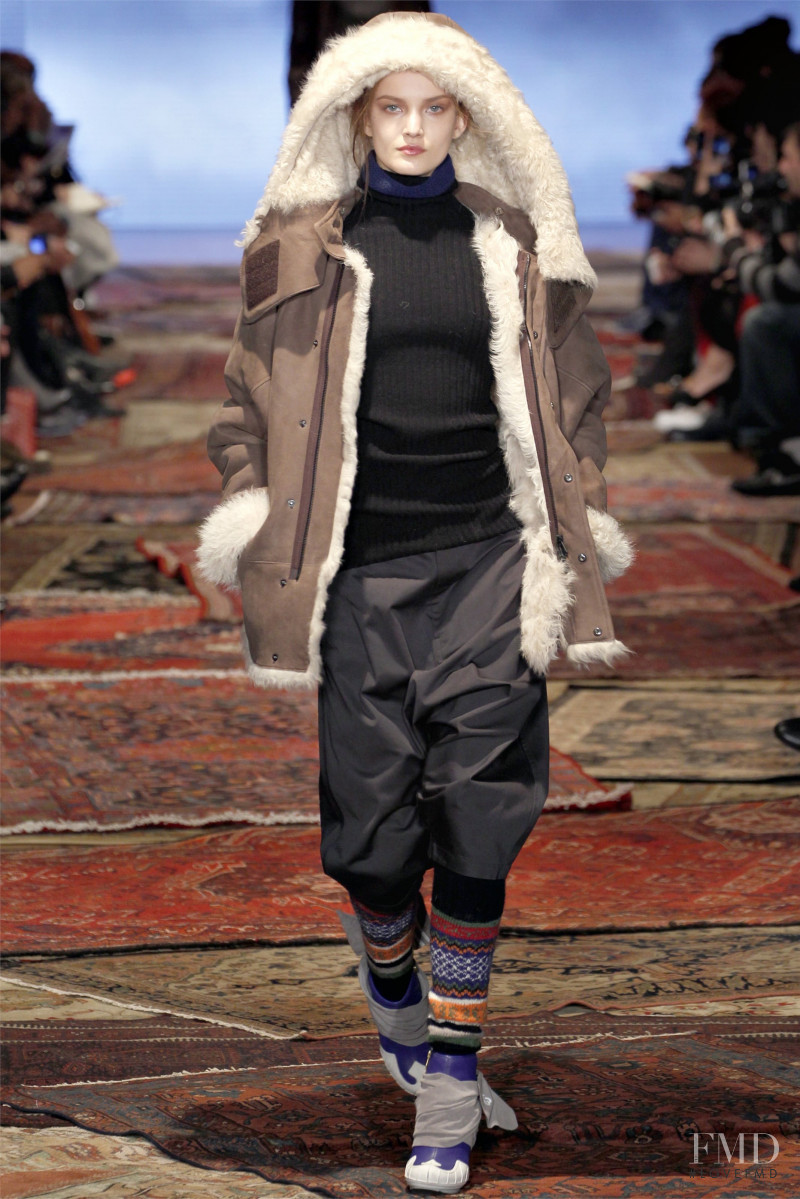 Nadine Ponce featured in  the Y-3 fashion show for Autumn/Winter 2012