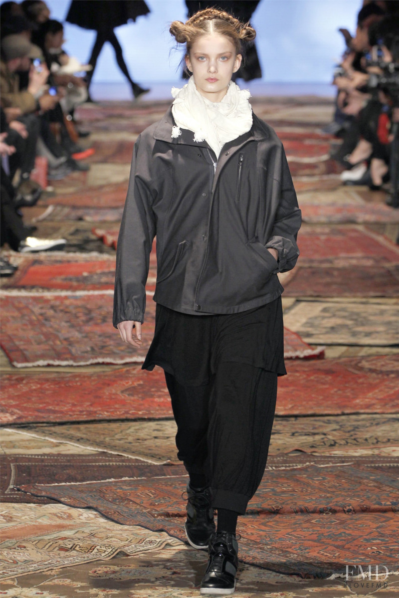 Nadine Ponce featured in  the Y-3 fashion show for Autumn/Winter 2012