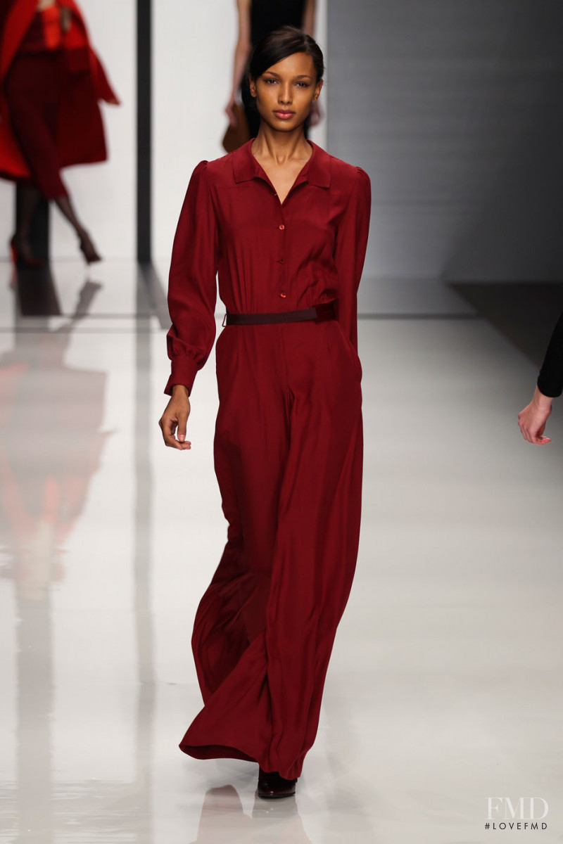 Jasmine Tookes featured in  the DAKS fashion show for Autumn/Winter 2012