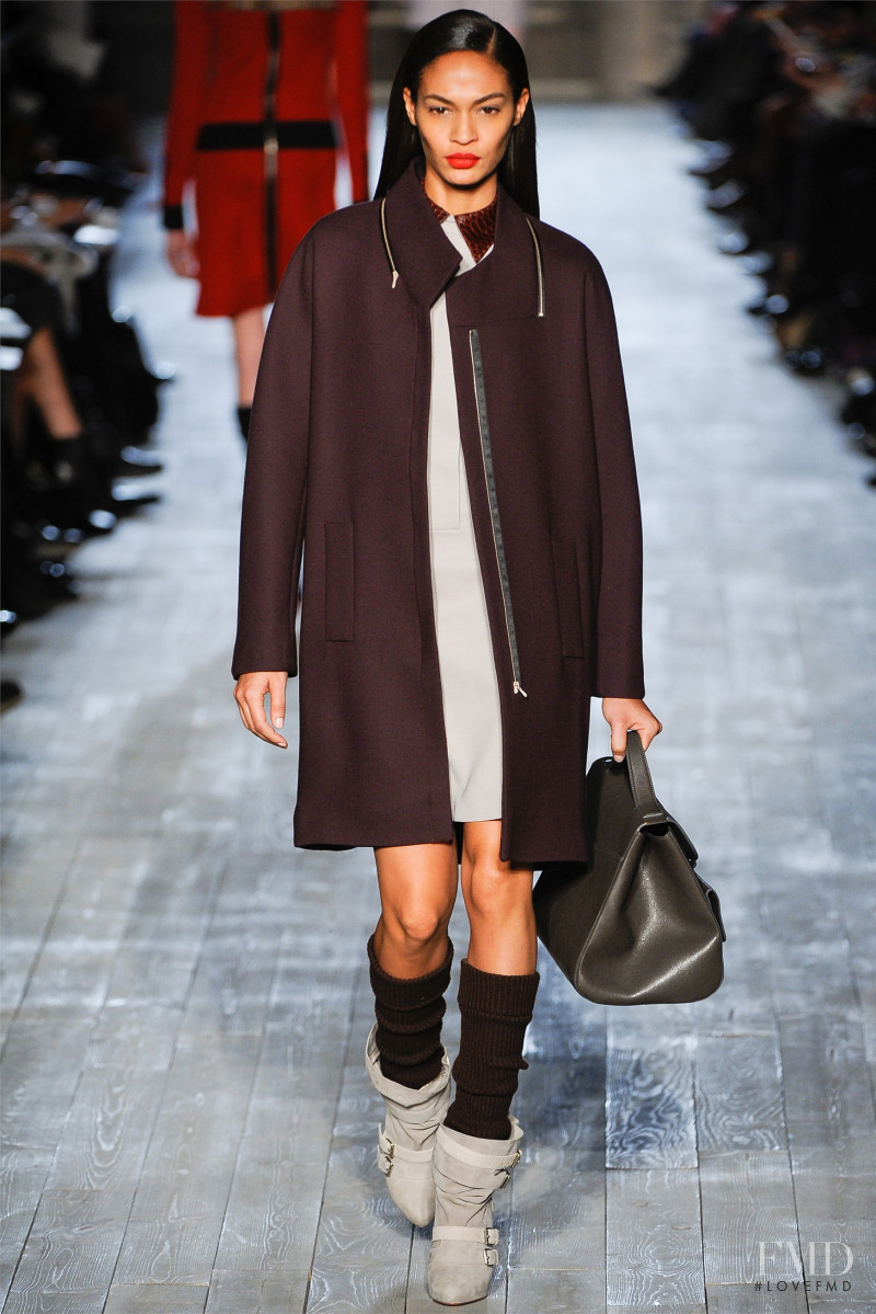 Joan Smalls featured in  the Victoria Beckham fashion show for Autumn/Winter 2012