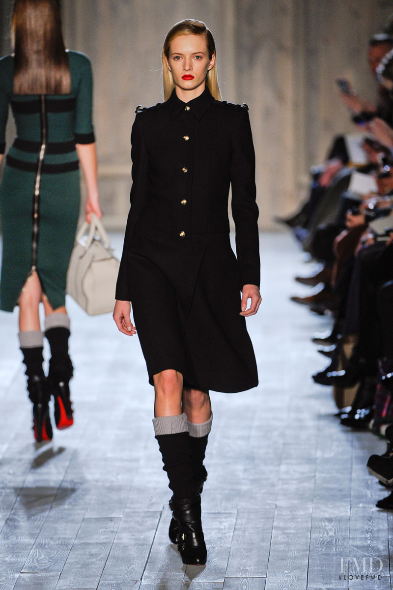 Daria Strokous featured in  the Victoria Beckham fashion show for Autumn/Winter 2012