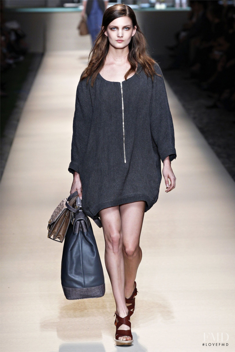 Nadine Ponce featured in  the Trussardi fashion show for Spring/Summer 2012