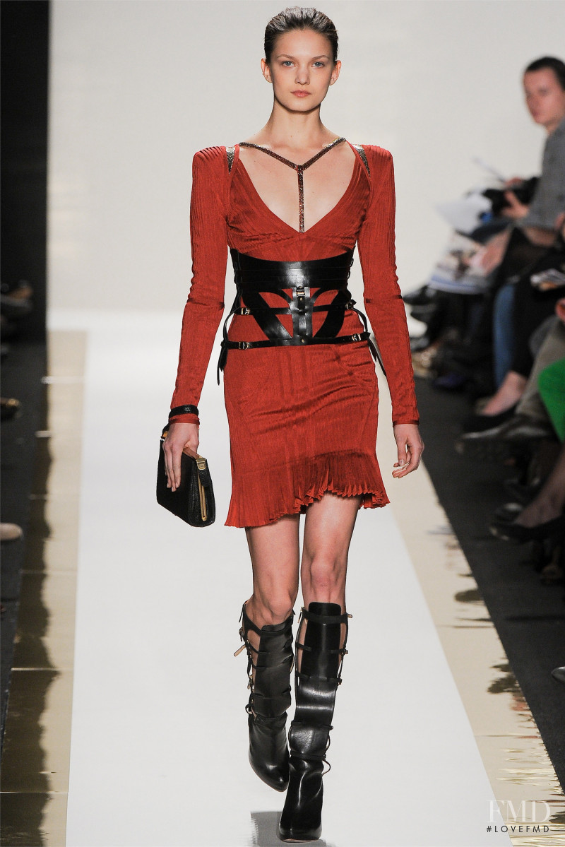 Nadine Ponce featured in  the Herve Leger fashion show for Autumn/Winter 2012