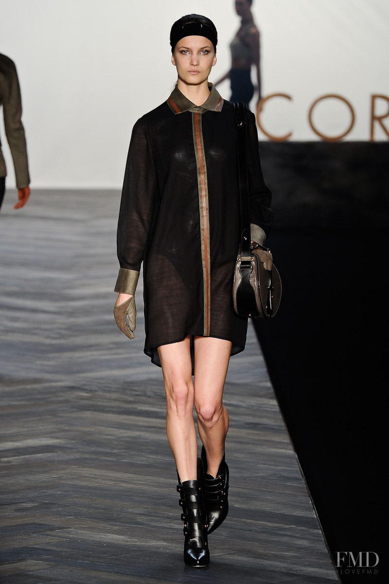 Nadine Ponce featured in  the Cori fashion show for Autumn/Winter 2012