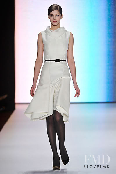 Samantha Gradoville featured in  the Carolina Herrera fashion show for Autumn/Winter 2011