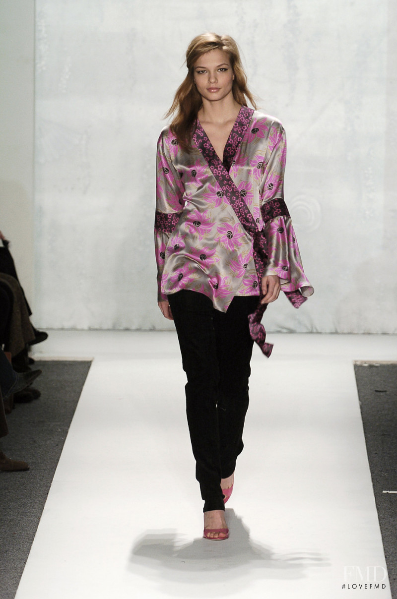 Katsia Domankova featured in  the Tibi fashion show for Autumn/Winter 2006