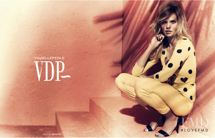 Katsia Domankova featured in  the Via Delle Perle VDP advertisement for Spring/Summer 2012