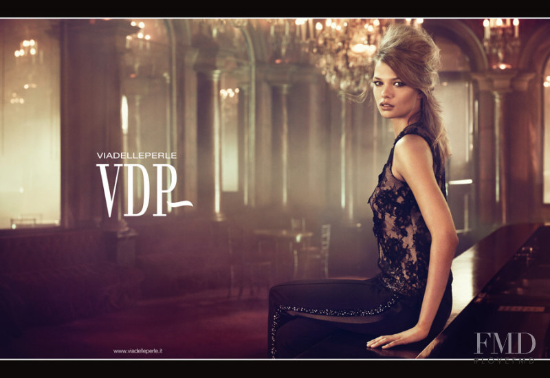 Katsia Domankova featured in  the Via Delle Perle VDP advertisement for Autumn/Winter 2012