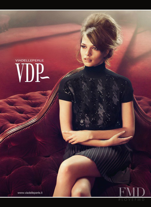 Katsia Domankova featured in  the Via Delle Perle VDP advertisement for Autumn/Winter 2012