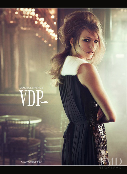 Katsia Domankova featured in  the Via Delle Perle VDP advertisement for Autumn/Winter 2012