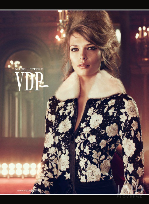 Katsia Domankova featured in  the Via Delle Perle VDP advertisement for Autumn/Winter 2012