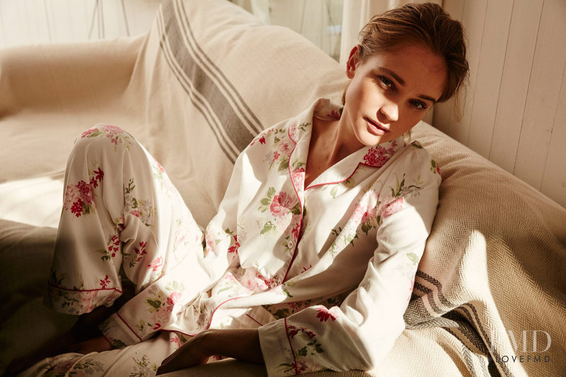 Rosie Tupper featured in  the Sfera lookbook for Winter 2016