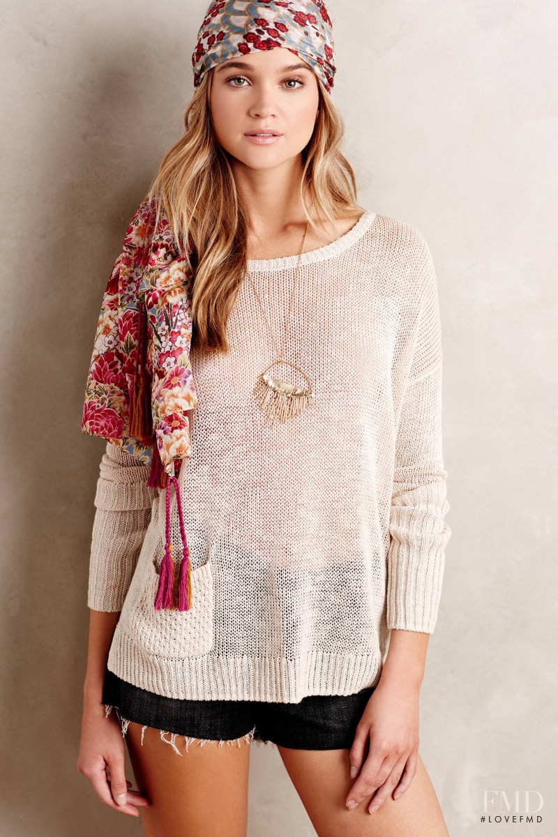 Rosie Tupper featured in  the Anthropologie catalogue for Fall 2015