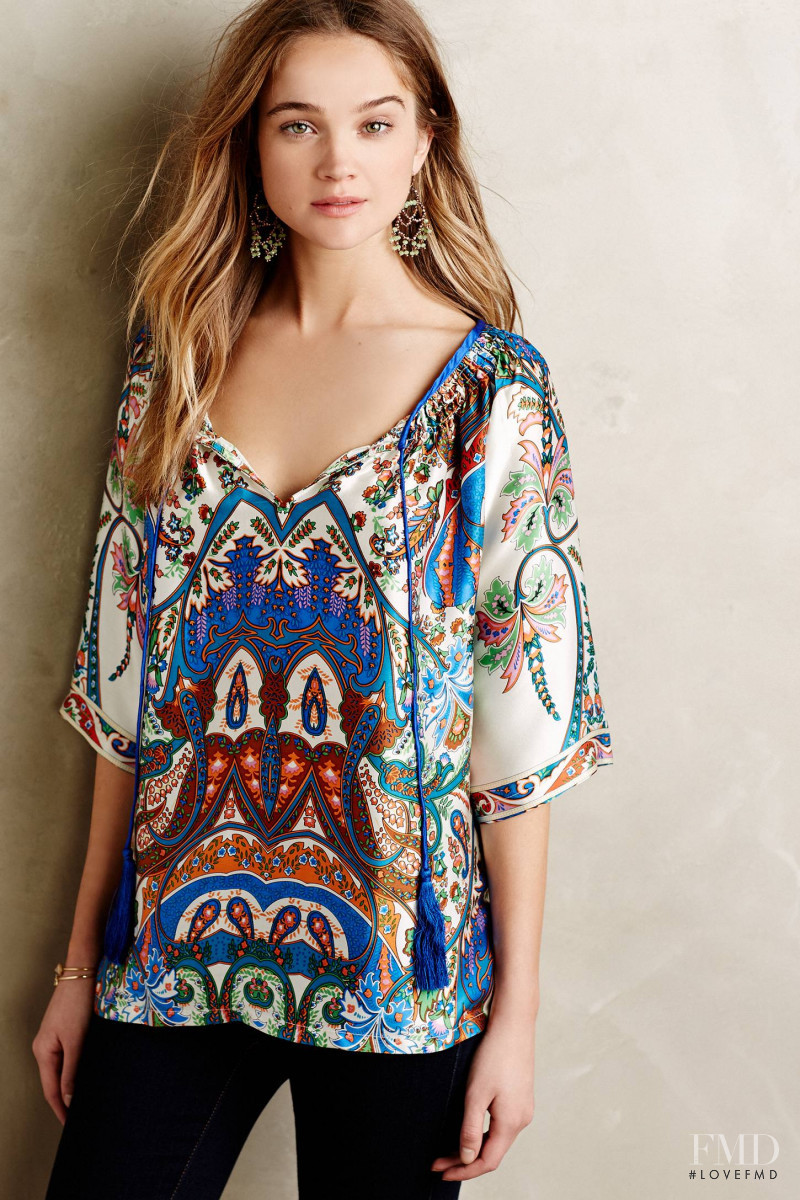 Rosie Tupper featured in  the Anthropologie catalogue for Fall 2015