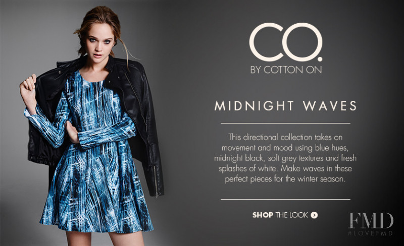 Rosie Tupper featured in  the Cotton On advertisement for Autumn/Winter 2014