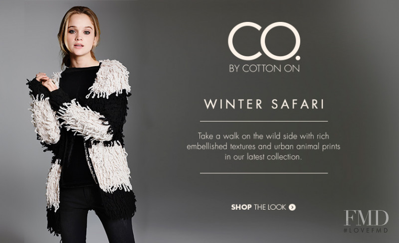 Rosie Tupper featured in  the Cotton On advertisement for Autumn/Winter 2014