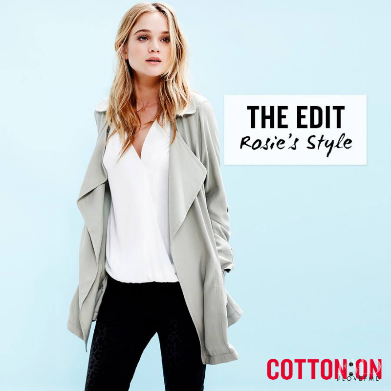 Rosie Tupper featured in  the Cotton On advertisement for Autumn/Winter 2015