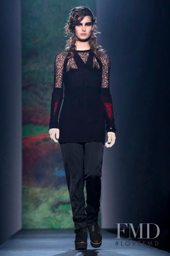 Ophélie Guillermand featured in  the MM6 Maison Martin Margiela fashion show for Autumn/Winter 2013