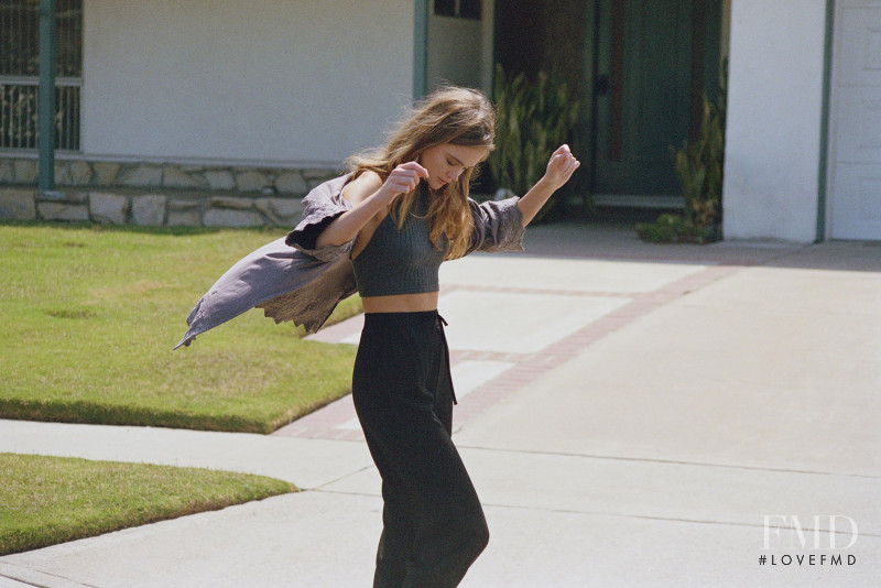 Rosie Tupper featured in  the Pull & Bear Pacific Girls lookbook for Autumn/Winter 2015