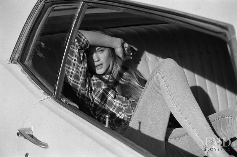 Rosie Tupper featured in  the Pull & Bear Pacific Girls lookbook for Autumn/Winter 2015