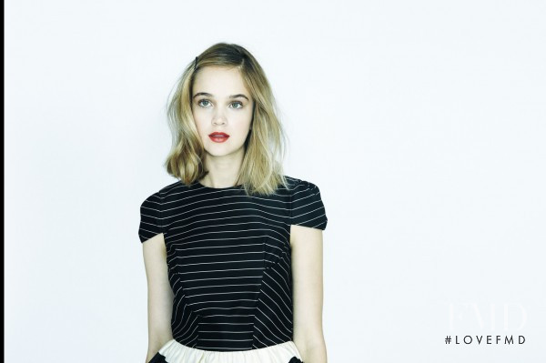 Rosie Tupper featured in  the Katie Ermilio lookbook for Spring/Summer 2013