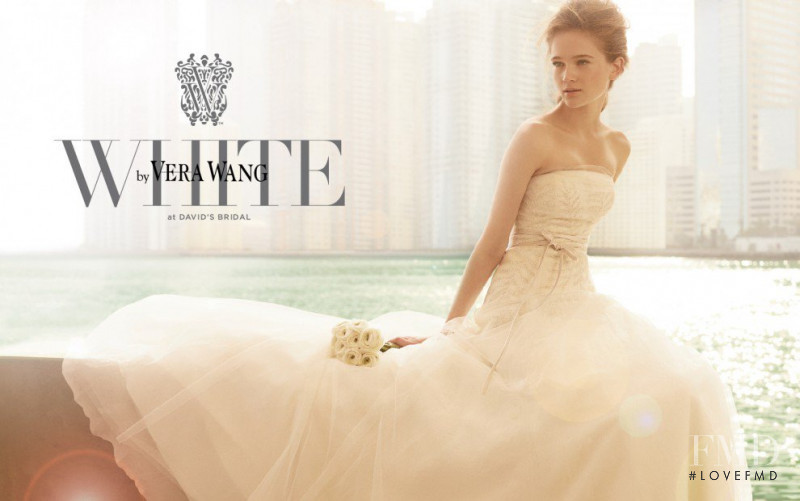Rosie Tupper featured in  the White by Vera Wang advertisement for Autumn/Winter 2012