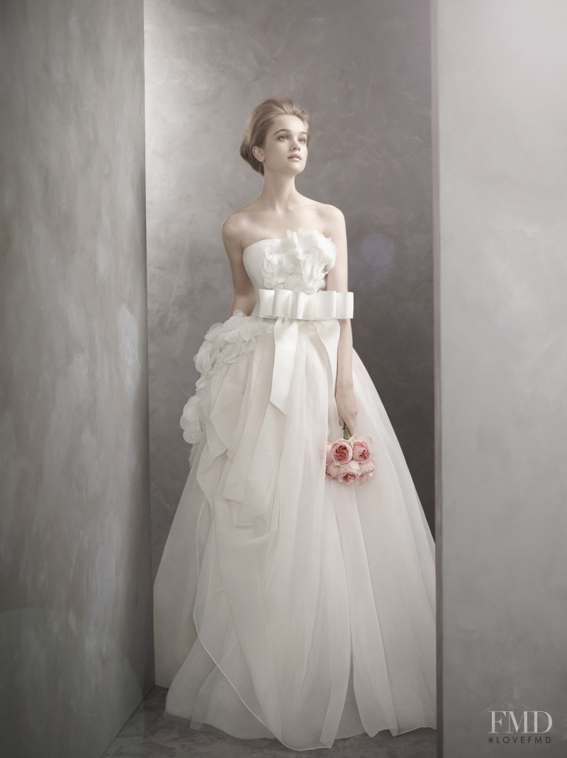 Rosie Tupper featured in  the White by Vera Wang lookbook for Autumn/Winter 2012