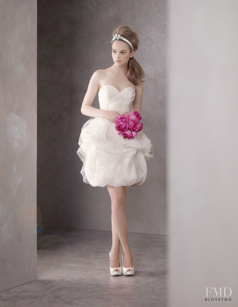 Rosie Tupper featured in  the White by Vera Wang lookbook for Autumn/Winter 2012