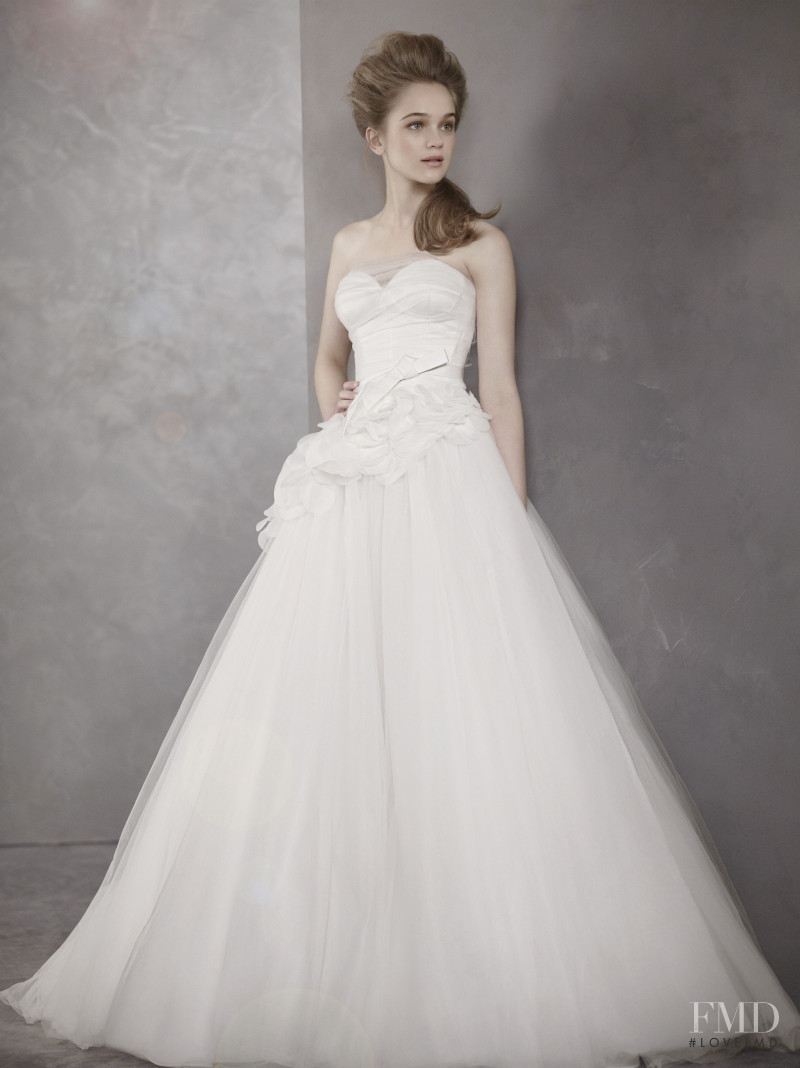 Rosie Tupper featured in  the White by Vera Wang lookbook for Autumn/Winter 2012