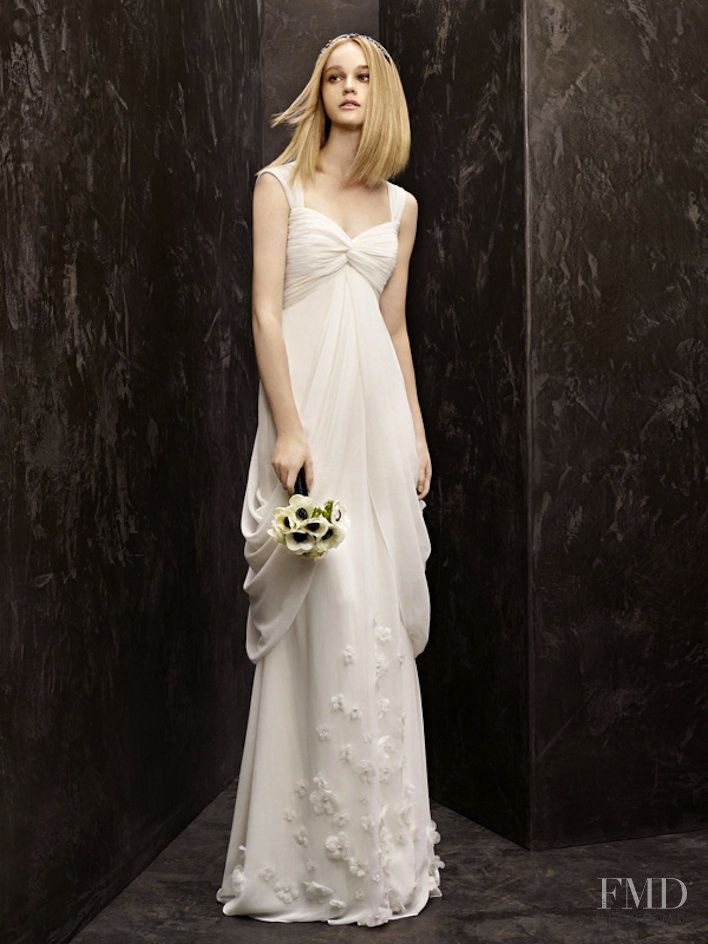 Rosie Tupper featured in  the White by Vera Wang lookbook for Autumn/Winter 2012