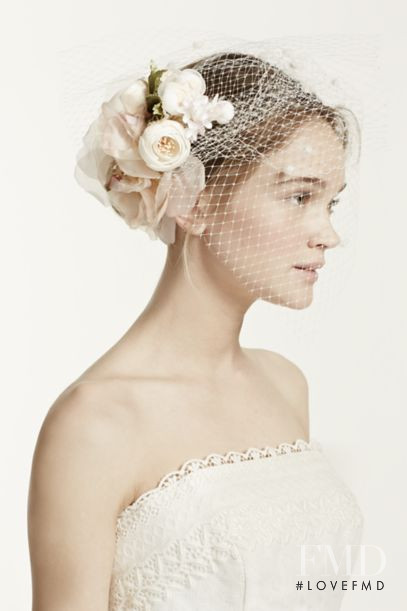 Rosie Tupper featured in  the David\'s Bridal catalogue for Spring/Summer 2015