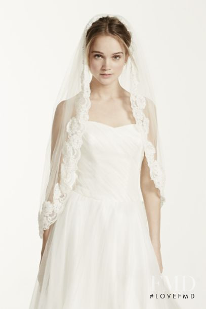 Rosie Tupper featured in  the David\'s Bridal catalogue for Spring/Summer 2015