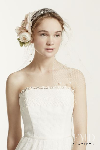 Rosie Tupper featured in  the David\'s Bridal catalogue for Spring/Summer 2015