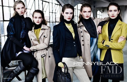 Rosie Tupper featured in  the Pennyblack advertisement for Autumn/Winter 2009