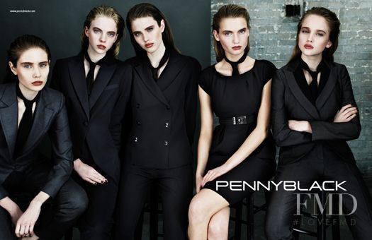 Rosie Tupper featured in  the Pennyblack advertisement for Autumn/Winter 2009
