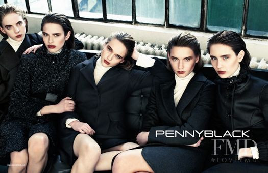 Rosie Tupper featured in  the Pennyblack advertisement for Autumn/Winter 2009