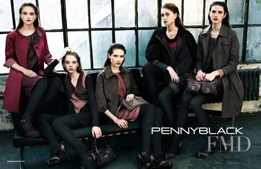 Rosie Tupper featured in  the Pennyblack advertisement for Autumn/Winter 2009