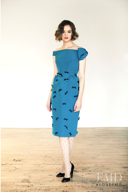 Rosie Tupper featured in  the Katie Ermilio lookbook for Autumn/Winter 2012