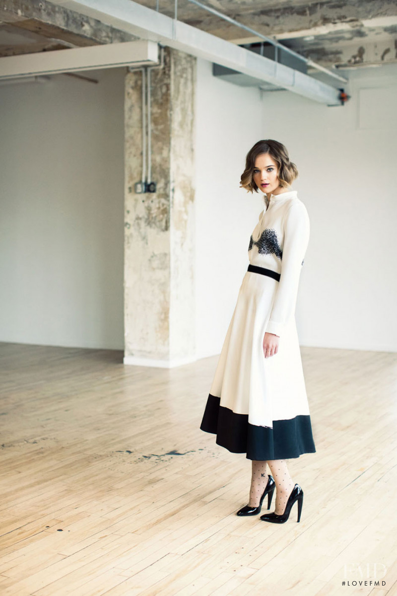 Rosie Tupper featured in  the Katie Ermilio lookbook for Autumn/Winter 2012