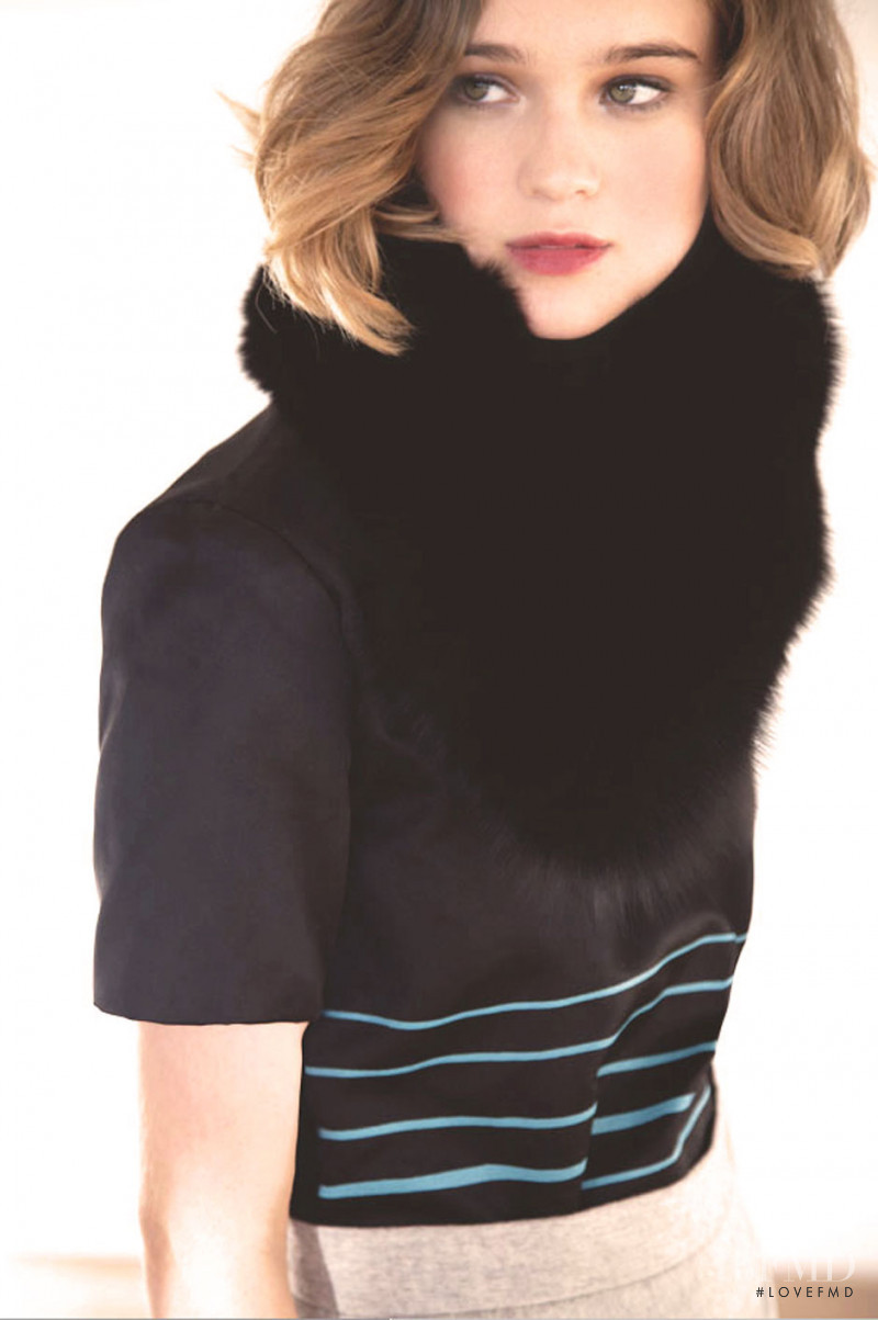 Rosie Tupper featured in  the Katie Ermilio lookbook for Autumn/Winter 2012