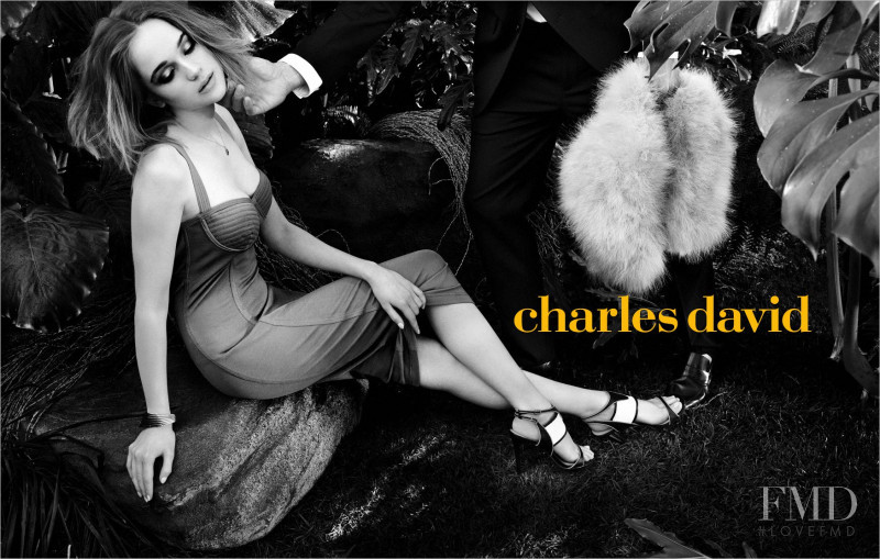 Rosie Tupper featured in  the Charles David advertisement for Spring/Summer 2012