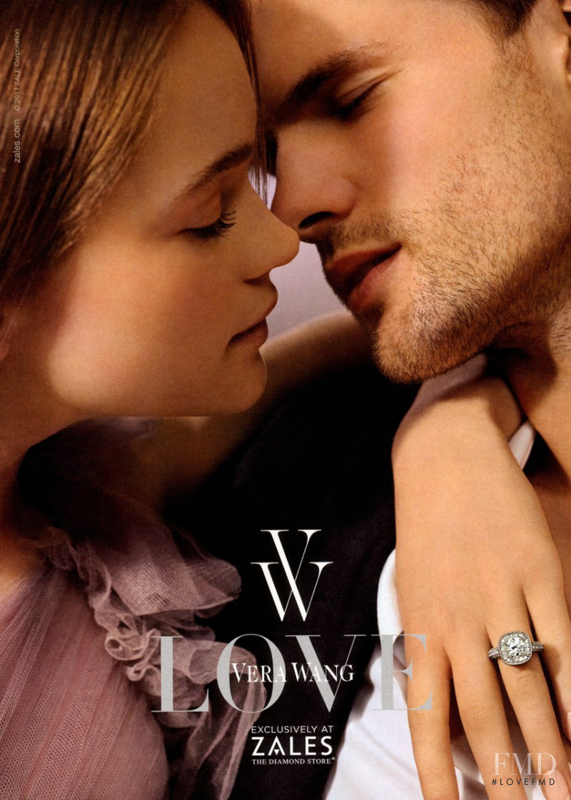 Rosie Tupper featured in  the Vera Wang Bridal House advertisement for Spring/Summer 2012