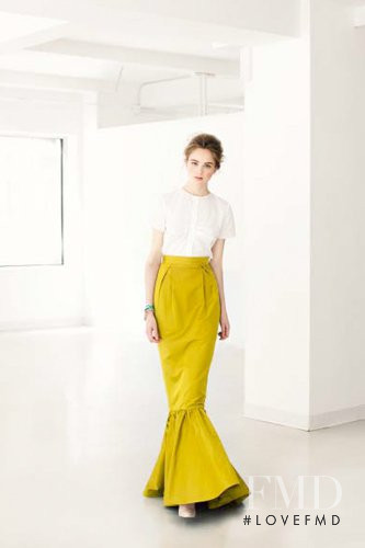 Rosie Tupper featured in  the Katie Ermilio lookbook for Spring/Summer 2012