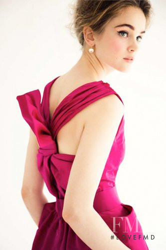 Rosie Tupper featured in  the Katie Ermilio lookbook for Spring/Summer 2012