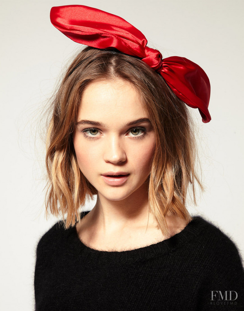 Rosie Tupper featured in  the ASOS catalogue for Autumn/Winter 2011