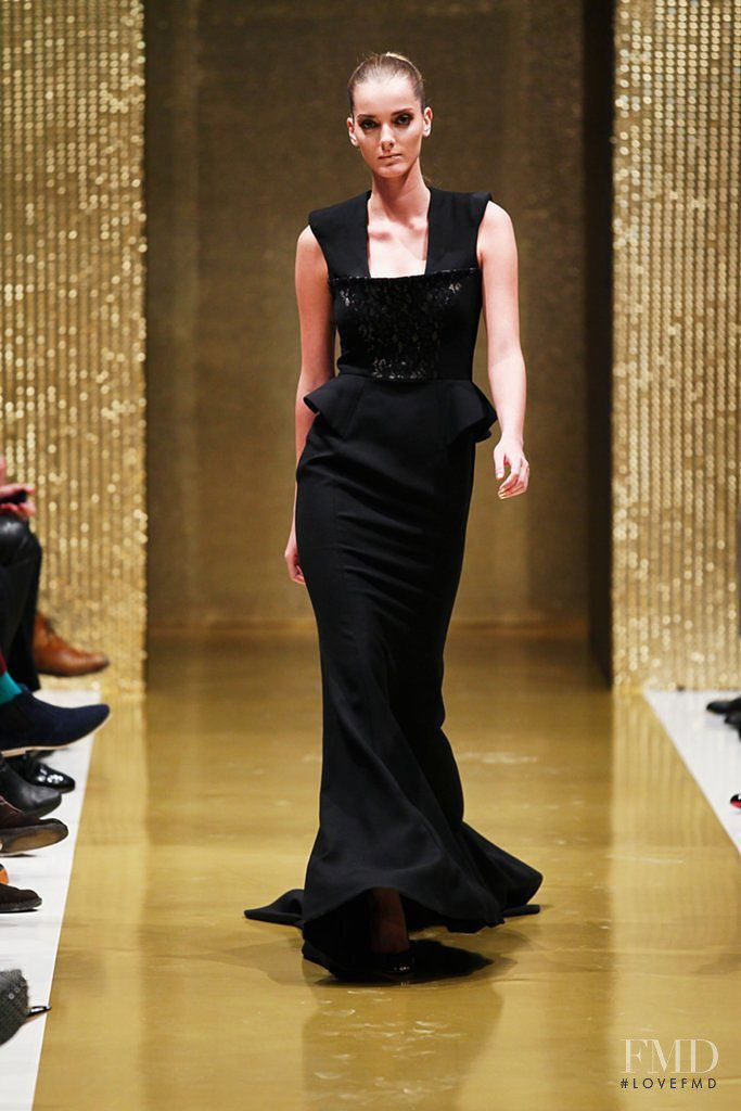 Denisa Dvorakova featured in  the Basler fashion show for Autumn/Winter 2013