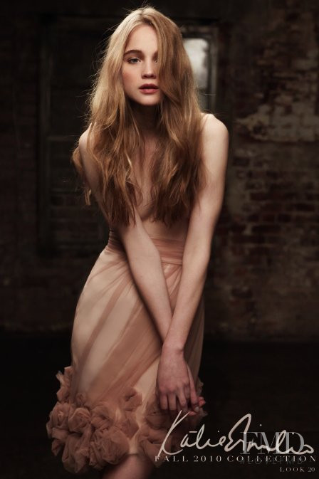 Rosie Tupper featured in  the Katie Ermilio lookbook for Autumn/Winter 2010