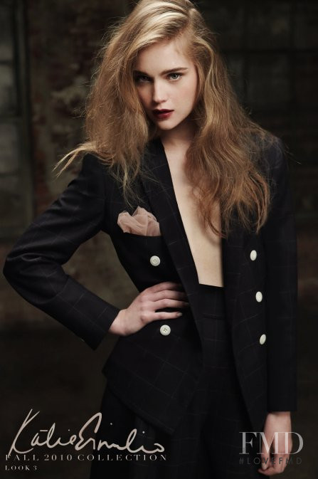 Rosie Tupper featured in  the Katie Ermilio lookbook for Autumn/Winter 2010